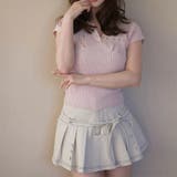 甘辛系ガールズ☆【春】ボタン＆リボン プリーツ Aライン ミニスカート | 17kg | 詳細画像6 