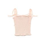 ピンク | 甘辛系ガールズ☆【春】プリーツ キャミソール ショート丈 リボン付きトップス | 17kg