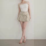 甘辛系ガールズ☆【春】プリーツ キャミソール ショート丈 リボン付きトップス | 17kg | 詳細画像7 