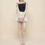 甘辛系ガールズ☆【春】プリーツ キャミソール ショート丈 リボン付きトップス | 17kg | 詳細画像11 