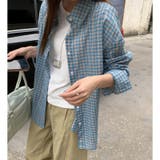 チェック柄 長袖シャツ レディース | 17kg | 詳細画像1