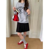 【秋】サーフィンドッグプリントスウェット レディース ゆったりシルエット | 17kg | 詳細画像24 
