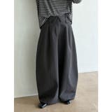 【秋】ドレープワイドパンツ レディース ハイウエスト ロング丈 | 17kg | 詳細画像17 
