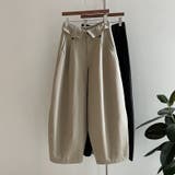 【秋】ドレープワイドパンツ レディース ハイウエスト ロング丈 | 17kg | 詳細画像26 