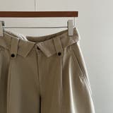 【秋】ドレープワイドパンツ レディース ハイウエスト ロング丈 | 17kg | 詳細画像28 