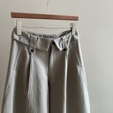 【秋】ドレープワイドパンツ レディース ハイウエスト ロング丈 | 17kg | 詳細画像35 