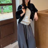 【秋冬】ナポレオンデザイン スタンドカラーウエストシェイプジャケット | 17kg | 詳細画像5 