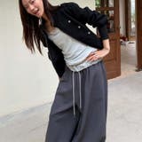 【秋冬】ナポレオンデザイン スタンドカラーウエストシェイプジャケット | 17kg | 詳細画像14 
