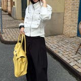 【秋冬】ナポレオンデザイン スタンドカラーウエストシェイプジャケット | 17kg | 詳細画像28 