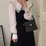 【SHOPLIST限定】韓国風フリルカラー(フェイク)レヤードワンピース | 17kg | 詳細画像28 