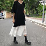 【SHOPLIST限定】スプライシングデザインVネックパネルドレス | 17kg | 詳細画像6 