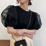 【SHOPLIST限定】女性らしいオーガンジーパフスリーブTシャツ | 17kg | 詳細画像10