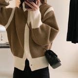 【SHOPLIST限定】柔らかいバイカラータートルネックカーディガン | 17kg | 詳細画像8 