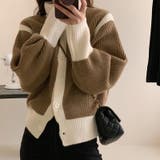 【SHOPLIST限定】柔らかいバイカラータートルネックカーディガン | 17kg | 詳細画像9 