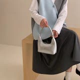 【SHOPLIST限定】大人っぽい斜めボタンVネックベストカーディガン | 17kg | 詳細画像4 