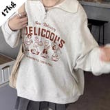 【SHOPLIST限定】ゆったりとしたサイズ感のハーフジップスウェット | 17kg | 詳細画像1 