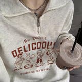 【SHOPLIST限定】ゆったりとしたサイズ感のハーフジップスウェット | 17kg | 詳細画像2 