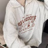 【SHOPLIST限定】ゆったりとしたサイズ感のハーフジップスウェット | 17kg | 詳細画像3 