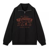【SHOPLIST限定】ゆったりとしたサイズ感のハーフジップスウェット | 17kg | 詳細画像7 