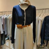 【SHOPLIST限定】柔らかく優しい雰囲気が漂うニットバイカラーカーディガン | 17kg | 詳細画像5