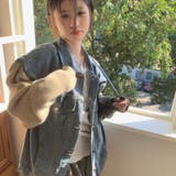 *実撮*秋冬にぴったりなウォッシュ加工の重厚感のあるデニムジャケット | 17kg | 詳細画像16