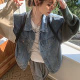 *実撮*秋冬にぴったりなウォッシュ加工の重厚感のあるデニムジャケット | 17kg | 詳細画像18