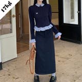 【SHOPLIST限定】(フェイク)レヤードの長袖ニットカーディガン&スリムなロ… | 17kg | 詳細画像1 