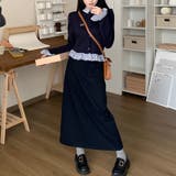 【SHOPLIST限定】(フェイク)レヤードの長袖ニットカーディガン&スリムなロ… | 17kg | 詳細画像11 