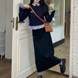 【SHOPLIST限定】(フェイク)レヤードの長袖ニットカーディガン&スリムなロ… | 17kg | 詳細画像13 