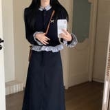 【SHOPLIST限定】(フェイク)レヤードの長袖ニットカーディガン&スリムなロ… | 17kg | 詳細画像3 