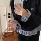 【SHOPLIST限定】(フェイク)レヤードの長袖ニットカーディガン&スリムなロ… | 17kg | 詳細画像8 