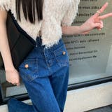 【SHOPLIST限定】ポケットデザインでオールマイティなフレアデニムパンツ | 17kg | 詳細画像10 