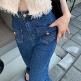 【SHOPLIST限定】ポケットデザインでオールマイティなフレアデニムパンツ | 17kg | 詳細画像11 