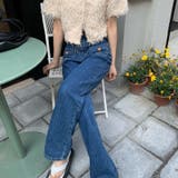 【SHOPLIST限定】ポケットデザインでオールマイティなフレアデニムパンツ | 17kg | 詳細画像17 