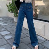 【SHOPLIST限定】ポケットデザインでオールマイティなフレアデニムパンツ | 17kg | 詳細画像18 