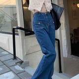 【SHOPLIST限定】ポケットデザインでオールマイティなフレアデニムパンツ | 17kg | 詳細画像5 