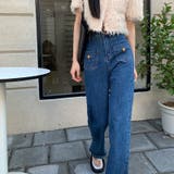 【SHOPLIST限定】ポケットデザインでオールマイティなフレアデニムパンツ | 17kg | 詳細画像6 