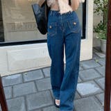 【SHOPLIST限定】ポケットデザインでオールマイティなフレアデニムパンツ | 17kg | 詳細画像9 