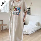 【SHOPLIST限定】カートゥーンプリントのニットワンピース | 17kg | 詳細画像1