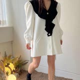 【SHOPLIST限定】Vネックの荷葉エッジワンピース | 17kg | 詳細画像4 