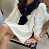 【SHOPLIST限定】Vネックの荷葉エッジワンピース | 17kg | 詳細画像6 