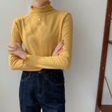 イエロー | 【SHOPLIST限定】ハイネックの厚手で保温性の高いインナーシャツ | 17kg