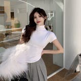 【SHOPLIST限定】スリムでスタイリッシュなショート丈のハイネック長袖インナ… | 17kg | 詳細画像13