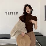 【SHOPLIST限定】スリムでスタイリッシュなショート丈のハイネック長袖インナ… | 17kg | 詳細画像17