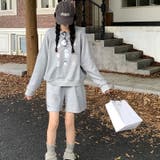 【SHOPLIST限定】犬のプリントが入ったラウンドネックのゆったりとしたパーカ… | 17kg | 詳細画像19