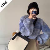 デザイン感のマイナーチェンジカラーで、厚手でゆるい感じのセーター | 17kg | 詳細画像1 