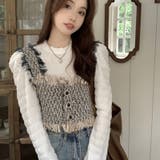 ショート丈のベストと、には長袖のベースレイヤーのインナーシャツ | 17kg | 詳細画像2 