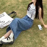 【SHOPLIST限定】調節可能ハイウエストで後ろにスリットのAラインスカート | 17kg | 詳細画像2 