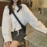 韓国ファッション紐付きハイウエストショートアウターシャツ | 17kg | 詳細画像11