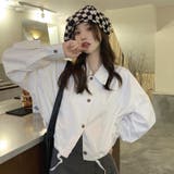 韓国ファッション紐付きハイウエストショートアウターシャツ | 17kg | 詳細画像12